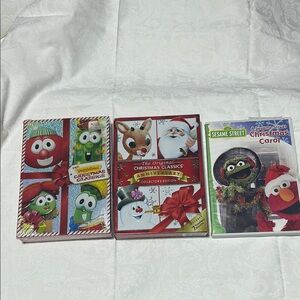 Christmas classic dvd some new other like
new seasame street frosty and more